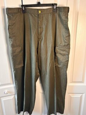 Ashworth Weather Systems Men’s Performance Cargo Pants‎ Size 42W x 30L Green